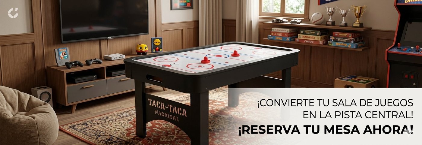 Convierte tu sala de juegos en la pista central — Taca Taca Nacional